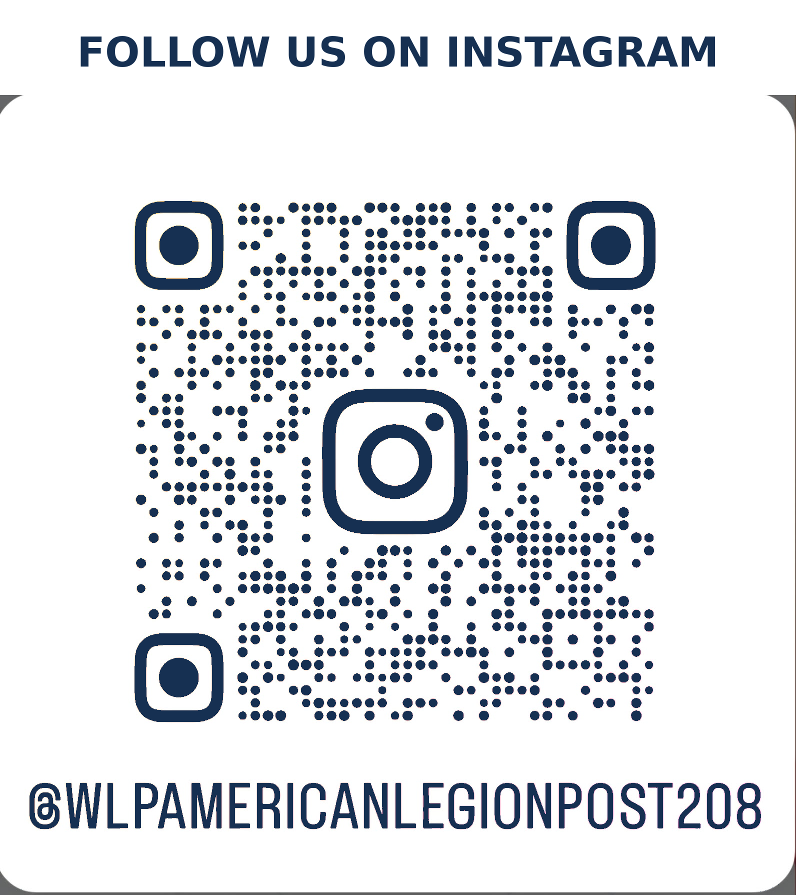 Follow us on Instagram