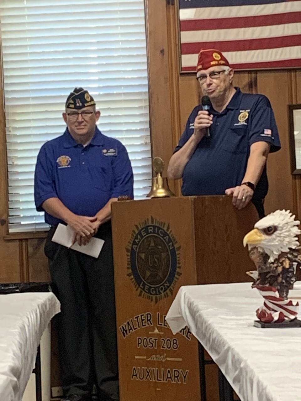 National Commander and Mike