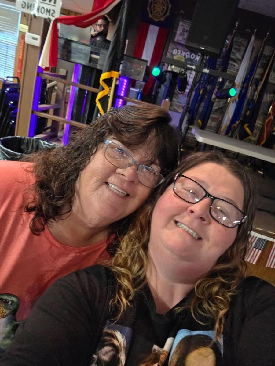 Sharon and her daughter